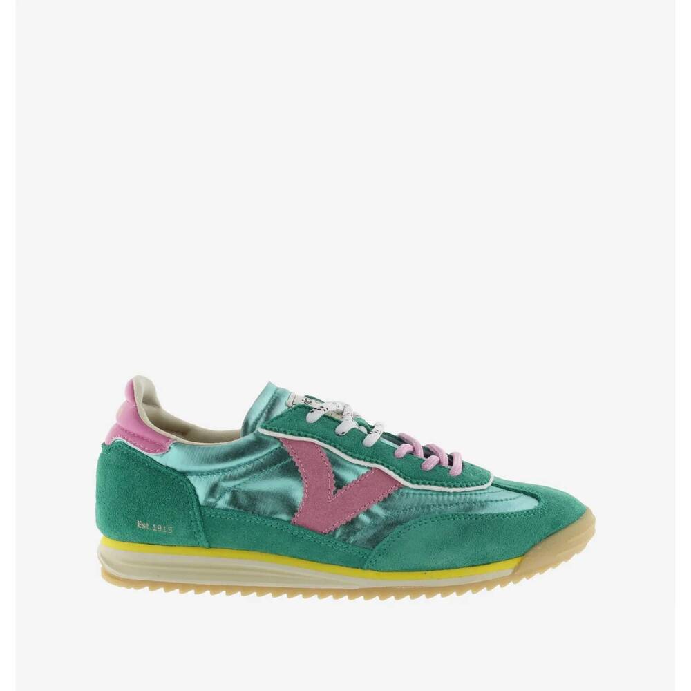 NEW VICTORIA women's trainers with double laces sneaker in jade